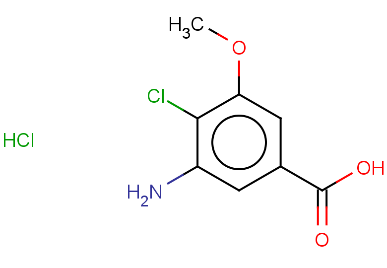 3-amino-4-chloro-5-methoxybenzoic acid hydrochloride