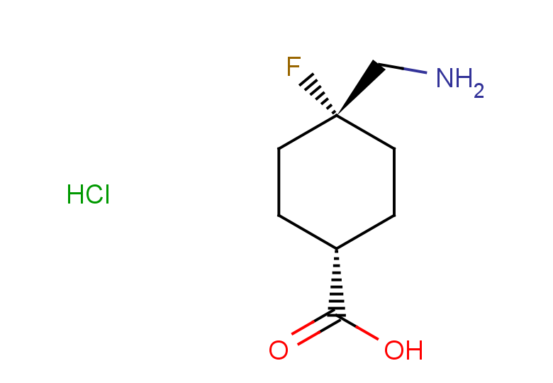 (1s,4s)-4-(aminomethyl)-4-fluorocyclohexane-1-carboxylic acid hydrochloride