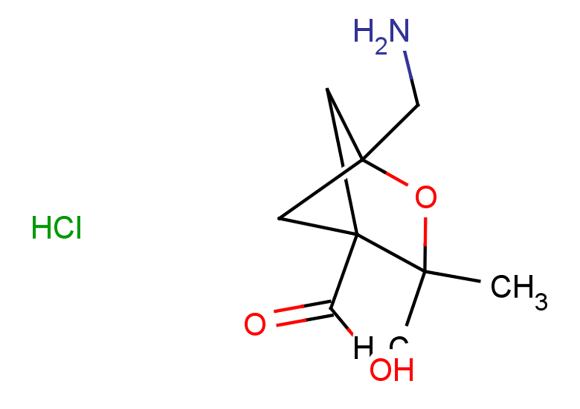 1-(aminomethyl)-3,3-dimethyl-2-oxabicyclo[2.1.1]hexane-4-carboxylic acid hydrochloride