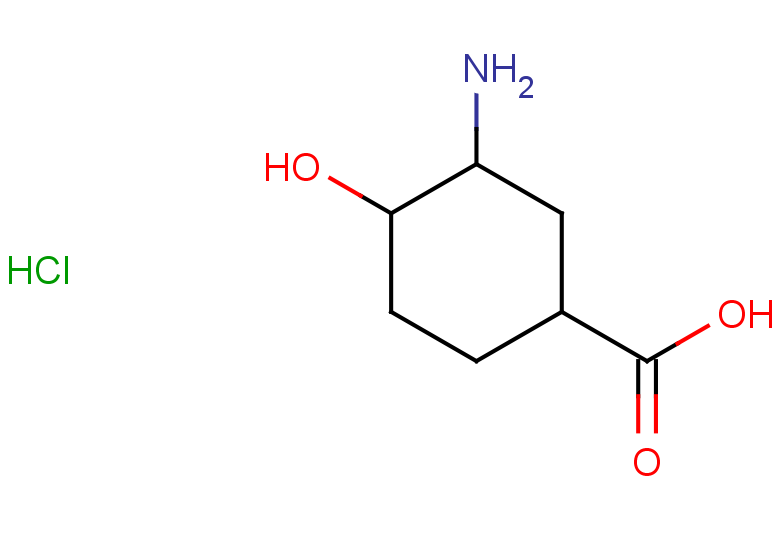 3-amino-4-hydroxycyclohexane-1-carboxylic acid hydrochloride, Mixture of diastereomers