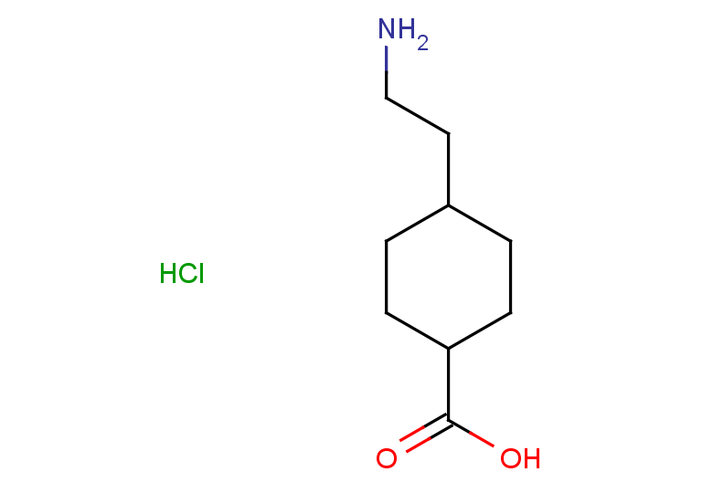 4-(2-aminoethyl)cyclohexane-1-carboxylic acid hydrochloride