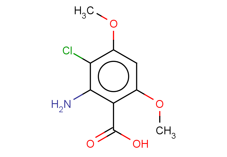 2-amino-3-chloro-4,6-dimethoxybenzoic acid