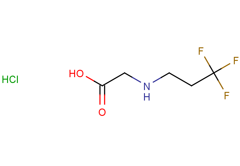 2-[(3,3,3-trifluoropropyl)amino]acetic acid hydrochloride