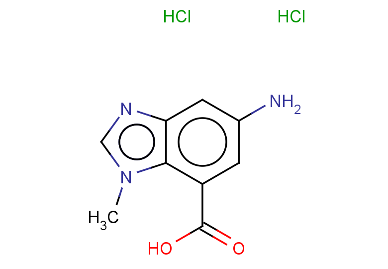 5-amino-1-methyl-1H-1,3-benzodiazole-7-carboxylic acid dihydrochloride