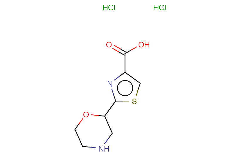 2-(morpholin-2-yl)-1,3-thiazole-4-carboxylic acid dihydrochloride