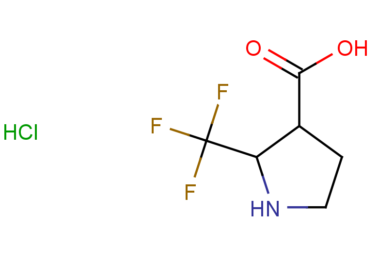 2-(trifluoromethyl)pyrrolidine-3-carboxylic acid hydrochloride, Mixture of diastereomers