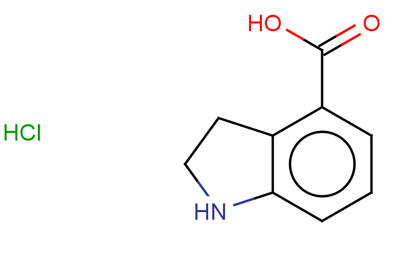 2,3-dihydro-1H-indole-4-carboxylic acid hydrochloride