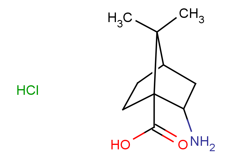 2-amino-7,7-dimethylbicyclo[2.2.1]heptane-1-carboxylic acid hydrochloride