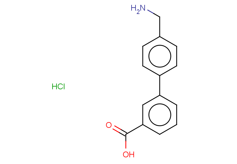 3-[4-(aminomethyl)phenyl]benzoic acid hydrochloride