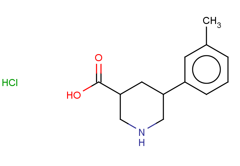 5-(3-methylphenyl)piperidine-3-carboxylic acid hydrochloride