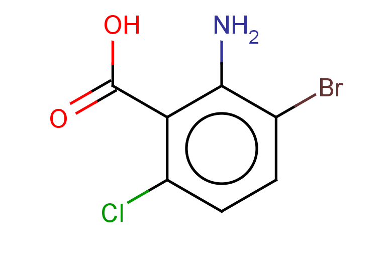 2-amino-3-bromo-6-chlorobenzoic acid