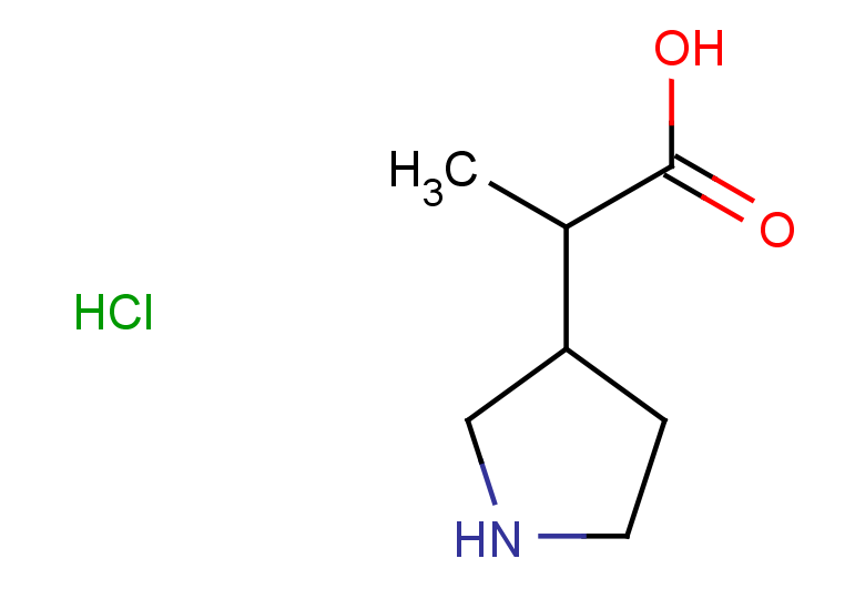 2-(pyrrolidin-3-yl)propanoic acid hydrochloride