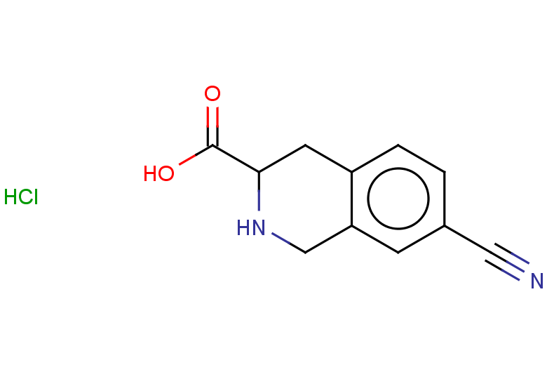 7-cyano-1,2,3,4-tetrahydroisoquinoline-3-carboxylic acid hydrochloride