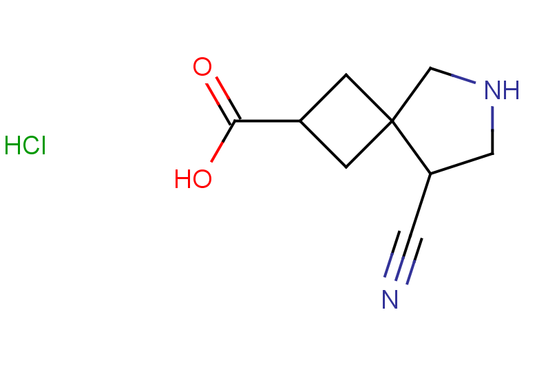 8-cyano-6-azaspiro[3.4]octane-2-carboxylic acid hydrochloride