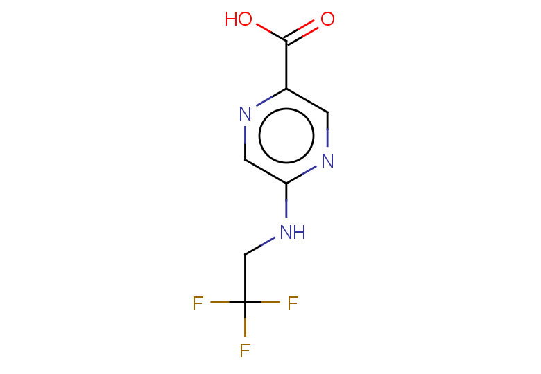5-[(2,2,2-trifluoroethyl)amino]pyrazine-2-carboxylic acid