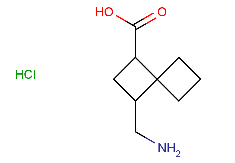 3-(aminomethyl)spiro[3.3]heptane-1-carboxylic acid hydrochloride, Mixture of diastereomers