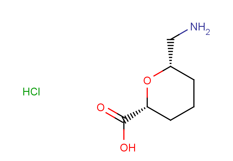 rac-(2R,6S)-6-(aminomethyl)oxane-2-carboxylic acid hydrochloride, cis