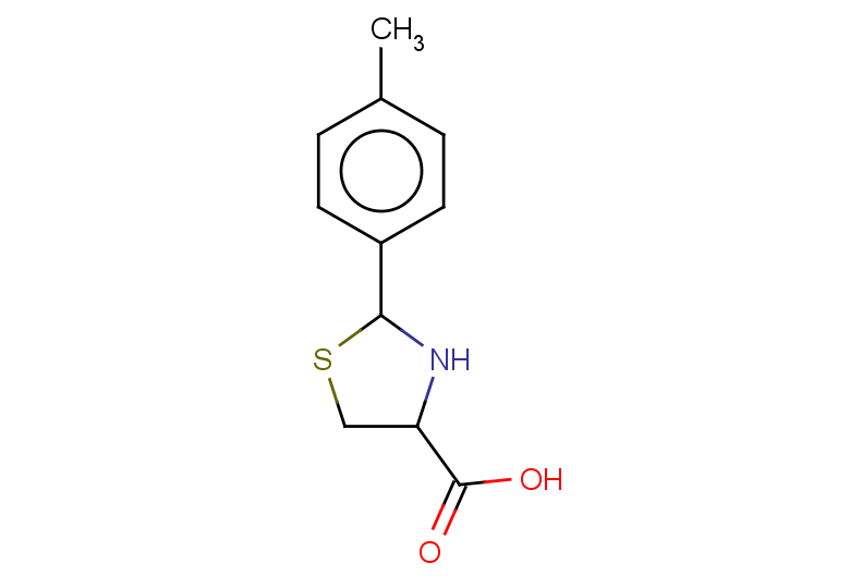 2-(4-methylphenyl)-1,3-thiazolidine-4-carboxylic acid, Mixture of diastereomers