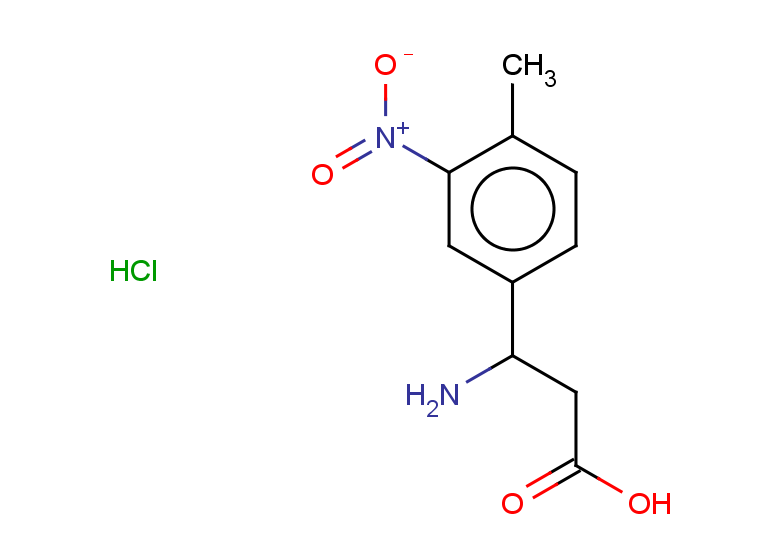 3-amino-3-(4-methyl-3-nitrophenyl)propanoic acid hydrochloride