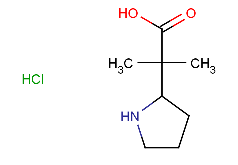 2-methyl-2-(pyrrolidin-2-yl)propanoic acid hydrochloride