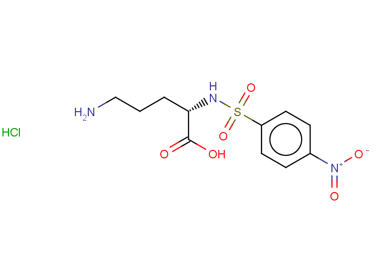 (2S)-5-amino-2-(4-nitrobenzenesulfonamido)pentanoic acid hydrochloride