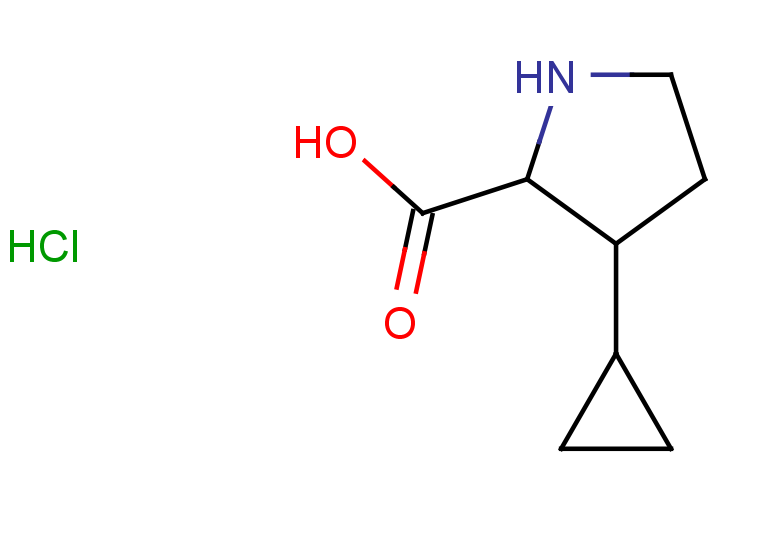 3-cyclopropylpyrrolidine-2-carboxylic acid hydrochloride, Mixture of diastereomers