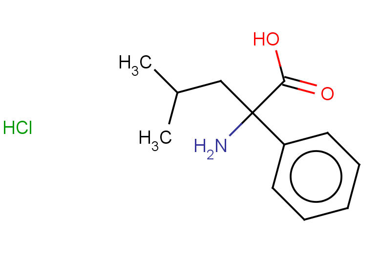 2-amino-4-methyl-2-phenylpentanoic acid hydrochloride