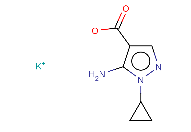potassium 5-amino-1-cyclopropyl-1H-pyrazole-4-carboxylate