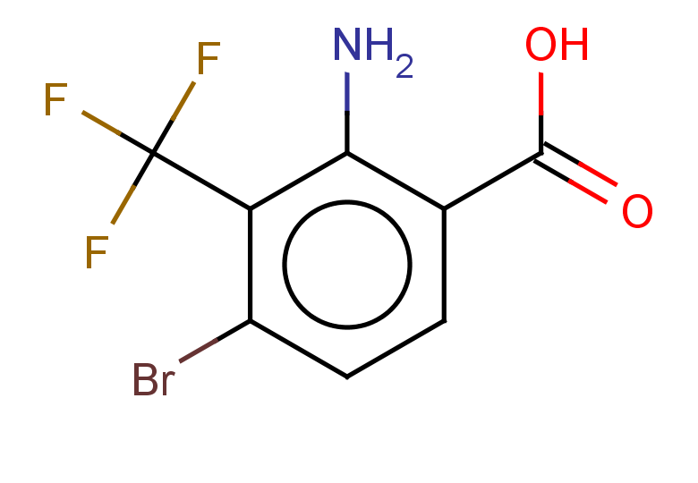 2-amino-4-bromo-3-(trifluoromethyl)benzoic acid