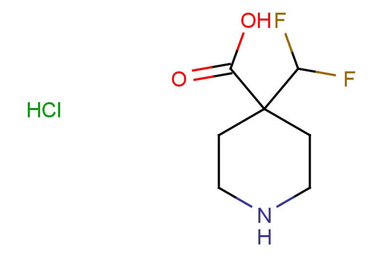 4-(difluoromethyl)piperidine-4-carboxylic acid hydrochloride