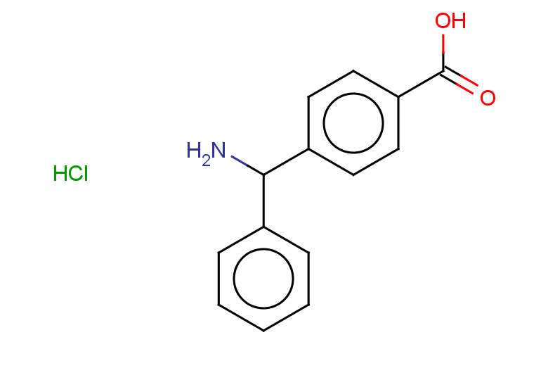 4-[amino(phenyl)methyl]benzoic acid hydrochloride