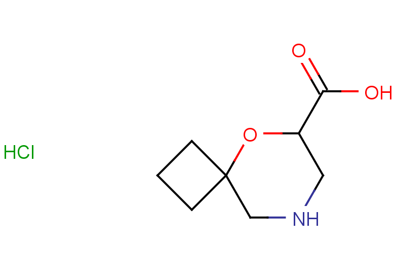 5-oxa-8-azaspiro[3.5]nonane-6-carboxylic acid hydrochloride