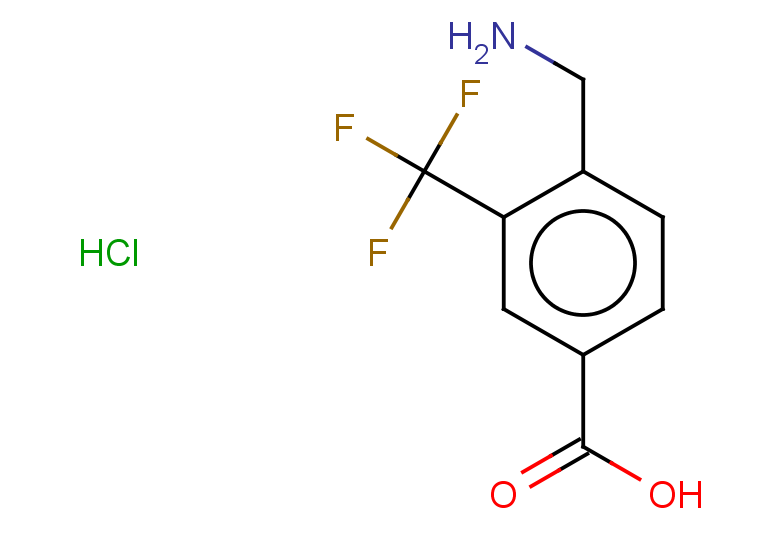 4-(aminomethyl)-3-(trifluoromethyl)benzoic acid hydrochloride