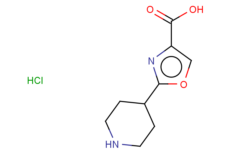 2-(piperidin-4-yl)-1,3-oxazole-4-carboxylic acid hydrochloride