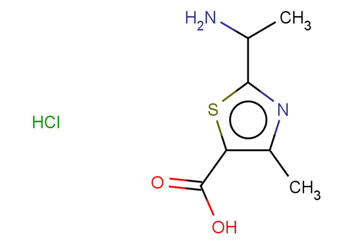 2-(1-aminoethyl)-4-methyl-1,3-thiazole-5-carboxylic acid hydrochloride