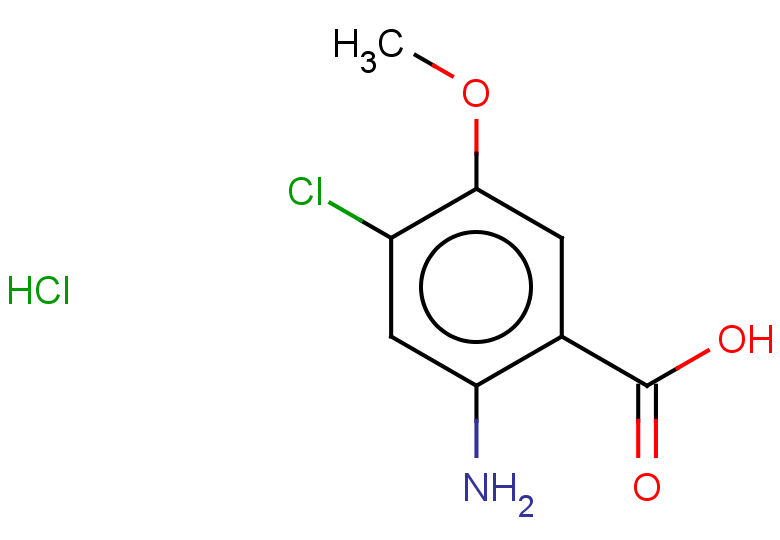 2-amino-4-chloro-5-methoxybenzoic acid hydrochloride