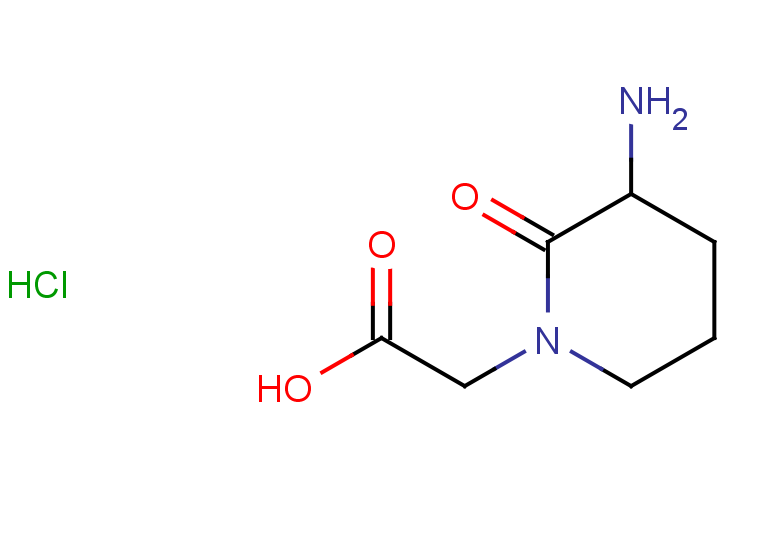 2-(3-amino-2-oxopiperidin-1-yl)acetic acid hydrochloride