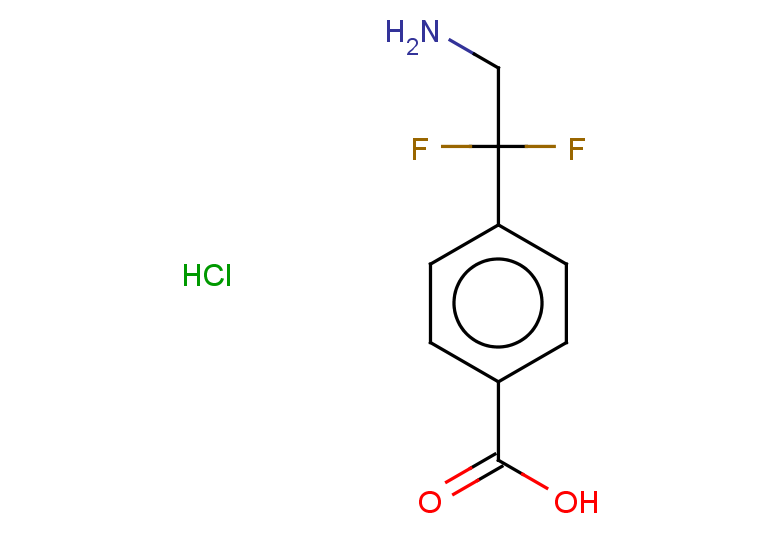 4-(2-amino-1,1-difluoroethyl)benzoic acid hydrochloride