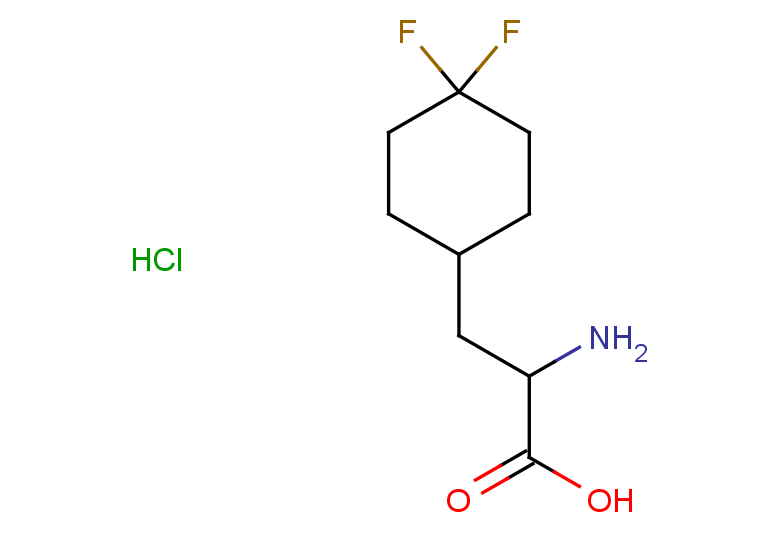 2-amino-3-(4,4-difluorocyclohexyl)propanoic acid hydrochloride