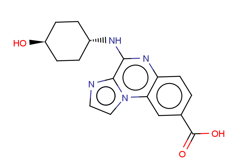 4-{[(1r,4r)-4-hydroxycyclohexyl]amino}imidazo[1,2-a]quinoxaline-8-carboxylic acid, trans