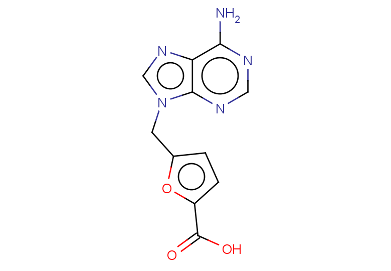 5-[(6-amino-9H-purin-9-yl)methyl]furan-2-carboxylic acid