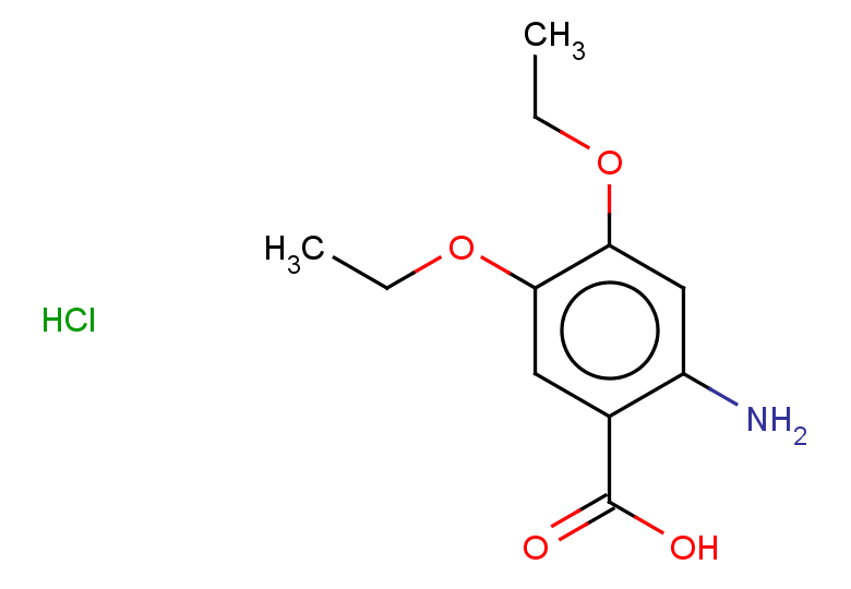 2-amino-4,5-diethoxybenzoic acid hydrochloride