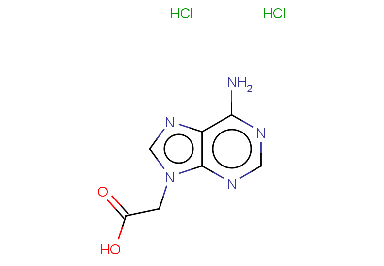 2-(6-amino-9H-purin-9-yl)acetic acid dihydrochloride