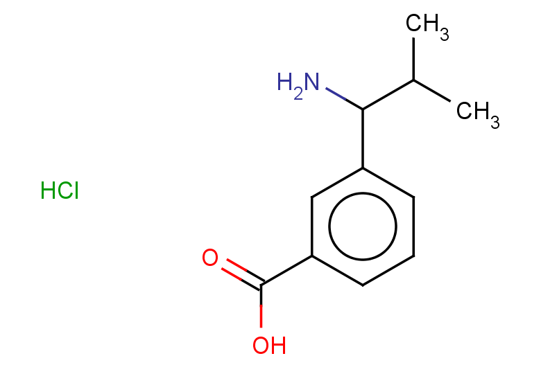 3-(1-amino-2-methylpropyl)benzoic acid hydrochloride