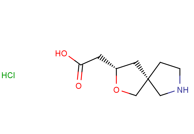 rac-2-[(3R,5S)-2-oxa-7-azaspiro[4.4]nonan-3-yl]acetic acid hydrochloride