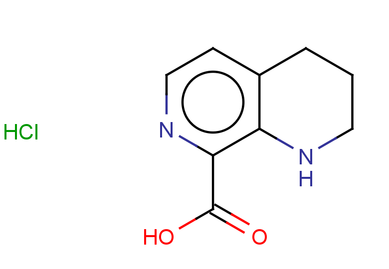 1,2,3,4-tetrahydro-1,7-naphthyridine-8-carboxylic acid hydrochloride