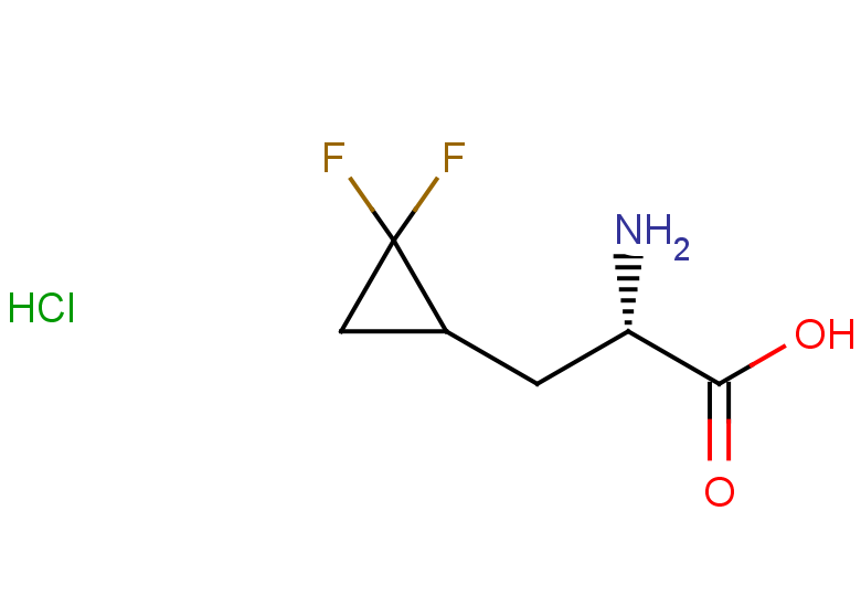 (2S)-2-amino-3-(2,2-difluorocyclopropyl)propanoic acid hydrochloride