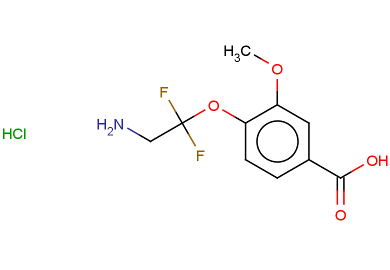 4-(2-amino-1,1-difluoroethoxy)-3-methoxybenzoic acid hydrochloride
