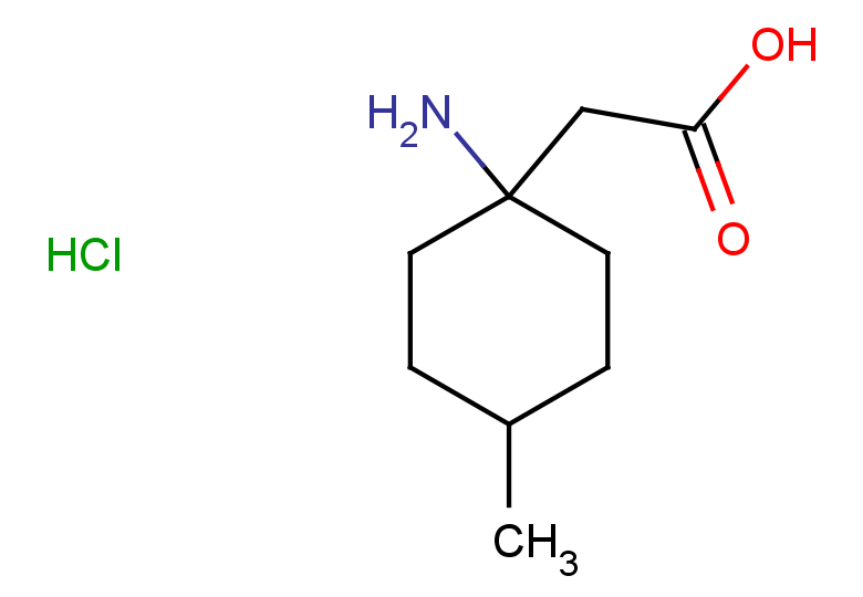 2-(1-amino-4-methylcyclohexyl)acetic acid hydrochloride, Mixture of diastereomers