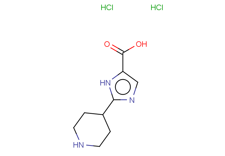 2-(piperidin-4-yl)-1H-imidazole-5-carboxylic acid dihydrochloride